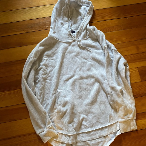 Ocean Drive Tops - Gray lightweight hoodie